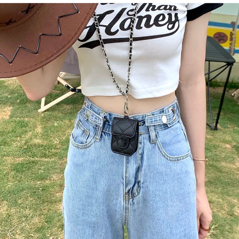 Zenme- sẵn S/M Quần jean nữ ống rộng cạp cao màu xanh nhạt, có nút điều chỉnh độ rộng chật hàng chuẩn Taobao 2022