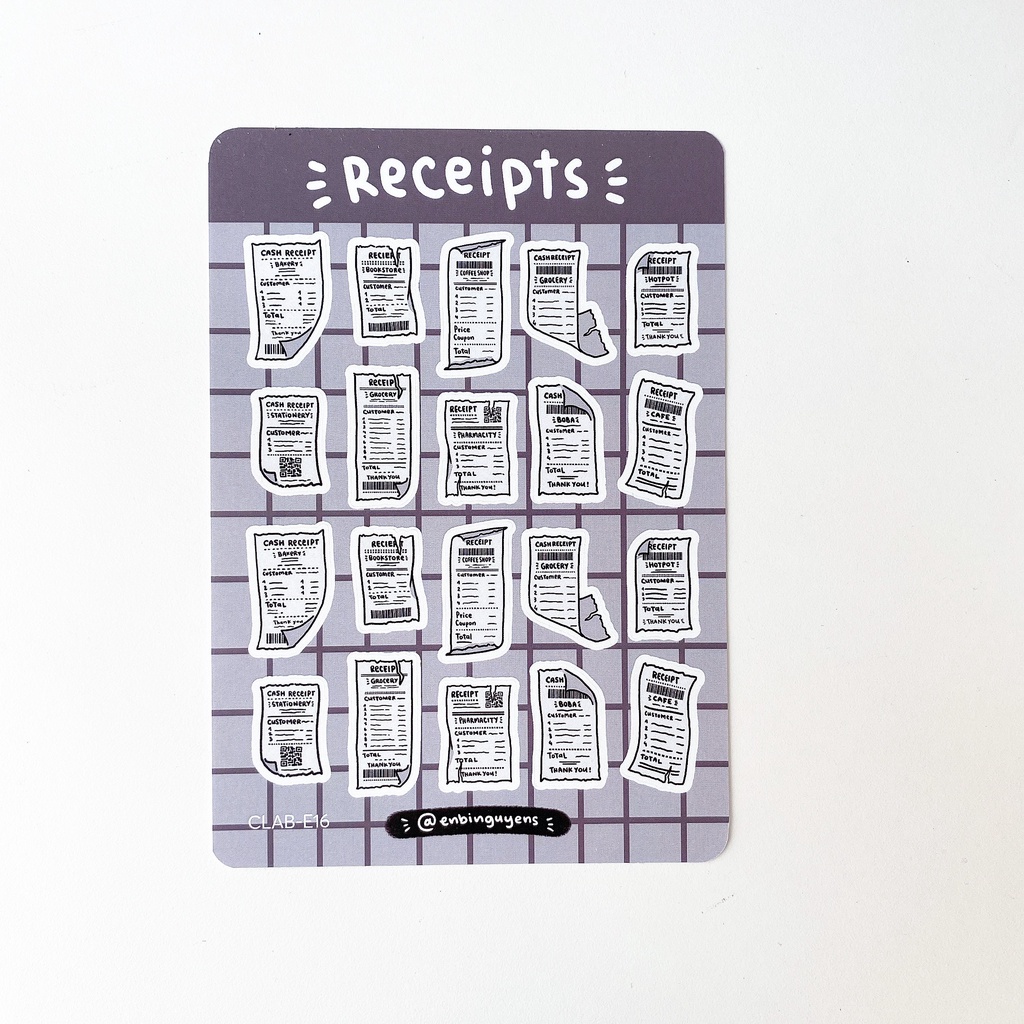 [VOL 4] Sticker Vật Dụng Dễ Thương by Enbinguyen | Hidari Shop