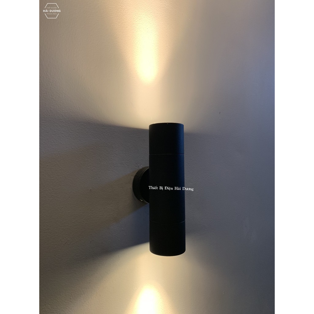 Combo Bộ 3 Đèn led gắn tường hình trụ TN916 - Chống nước thân nhôm - Cầu Thang Cổng Hiên Nhà Sân Vườn - BH 1 năm