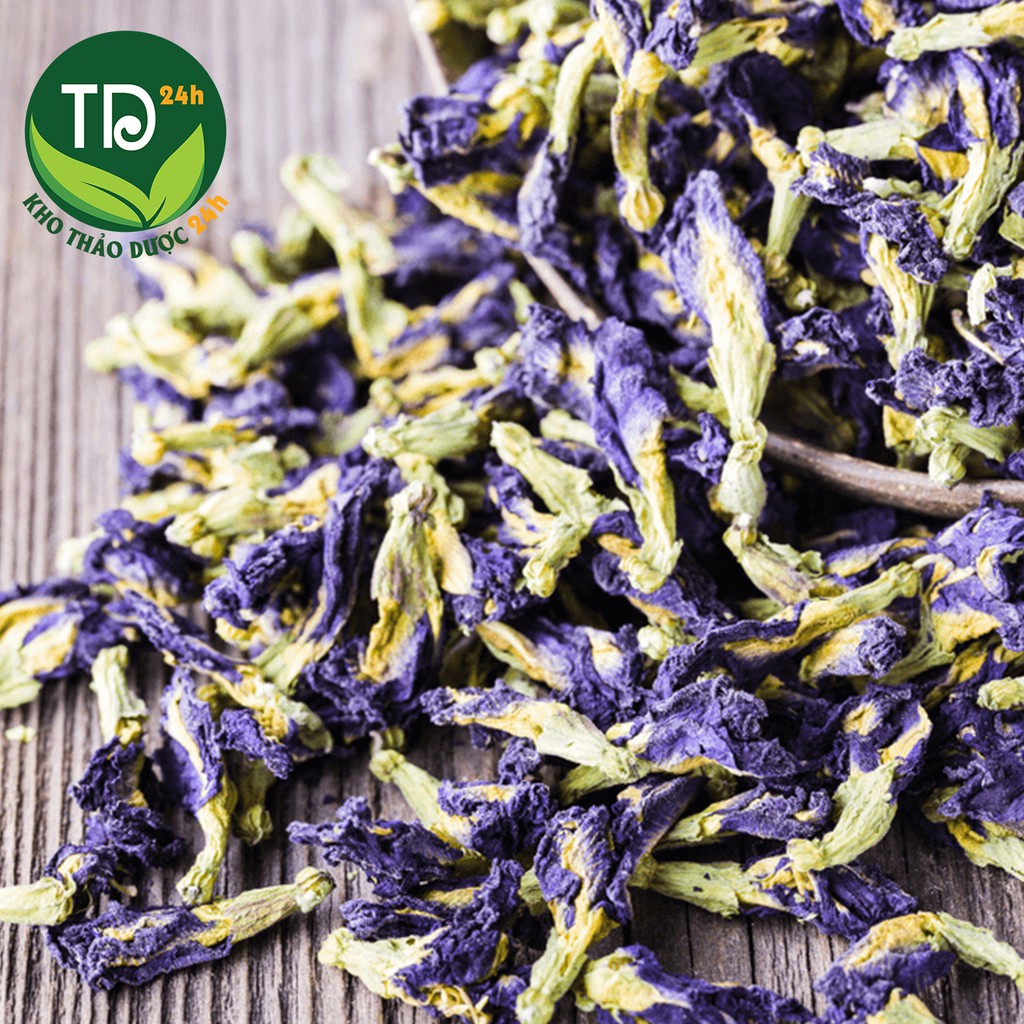 Trà hoa đậu biếc 100% tự nhiên, nguyên liệu pha chế, nấu nướng, làm bánh, lên màu thực phẩm tự nhiên, không hóa chất