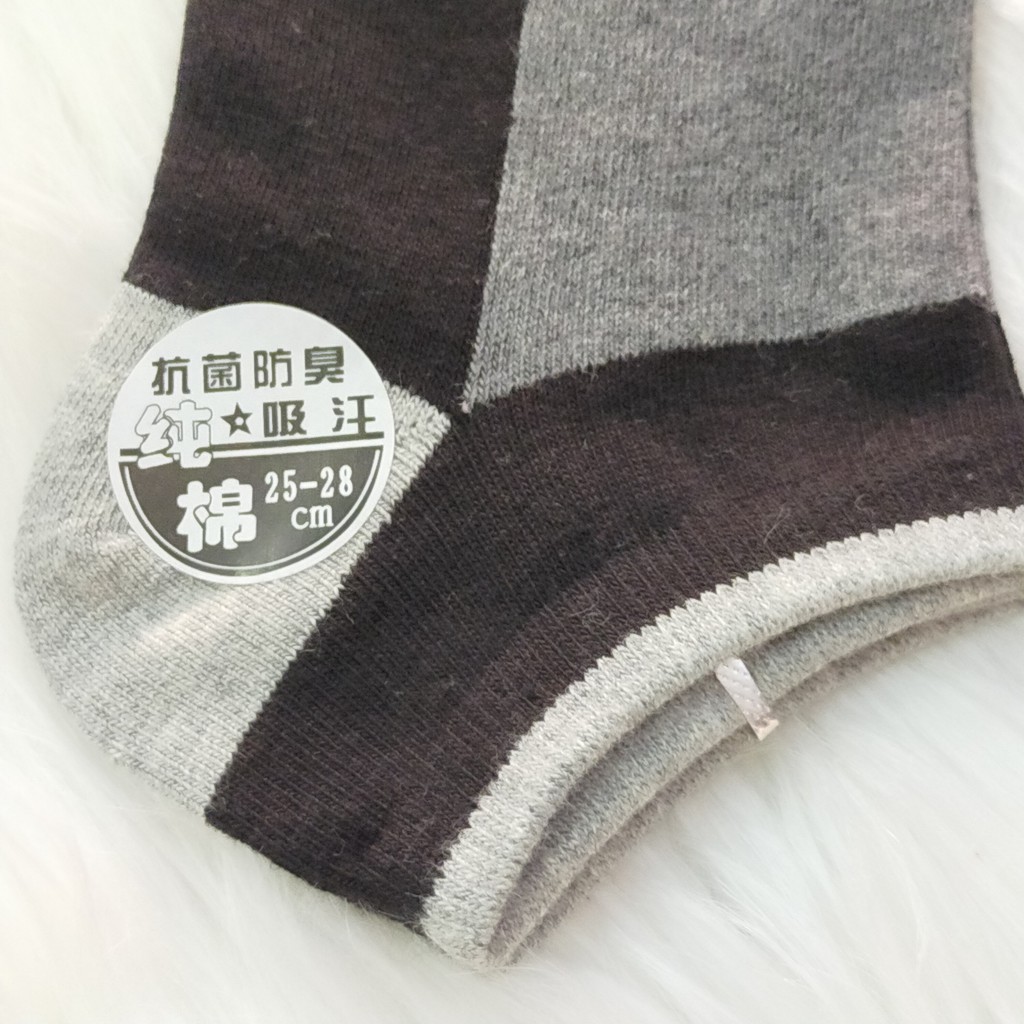 Vớ/tất nam cổ ngắn cao cấp COTTON chất cotton siêu co giãn thấm hút mồ hôi chống hôi chân thoáng khí