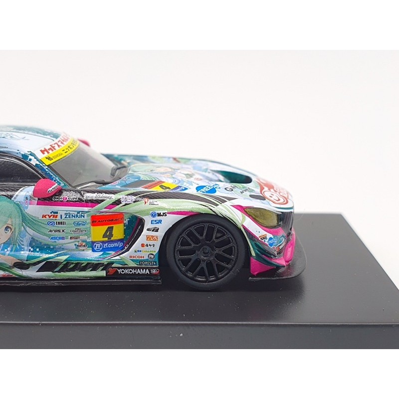 Xe Mô Hình Mercedes-Benz AMG 2017 Supper GT Hatsune Miku 1:64 Goodsmile Racing ( Xanh Lá )