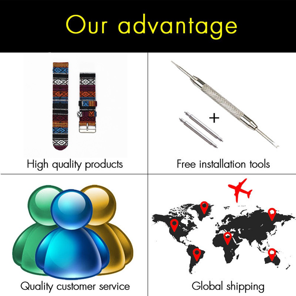 Dây Đeo Đồng Hồ Bằng Thép Không Gỉ Cao Cấp 20mm 22mm