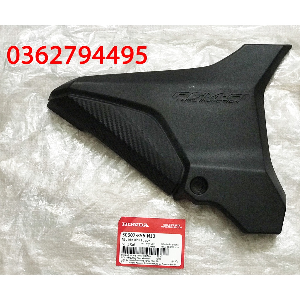 Ốp/ Nắp nhựa bình ắc quy Winner v1 chính hãng Honda