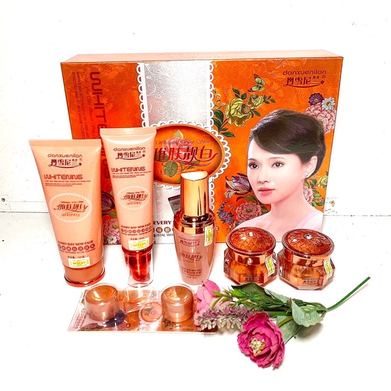 CHÍNH HÃNG -  Bộ Hoàng Cung Cam 5in1 chính hãng tặng 3 mặt nạ và 1 bộ thử.