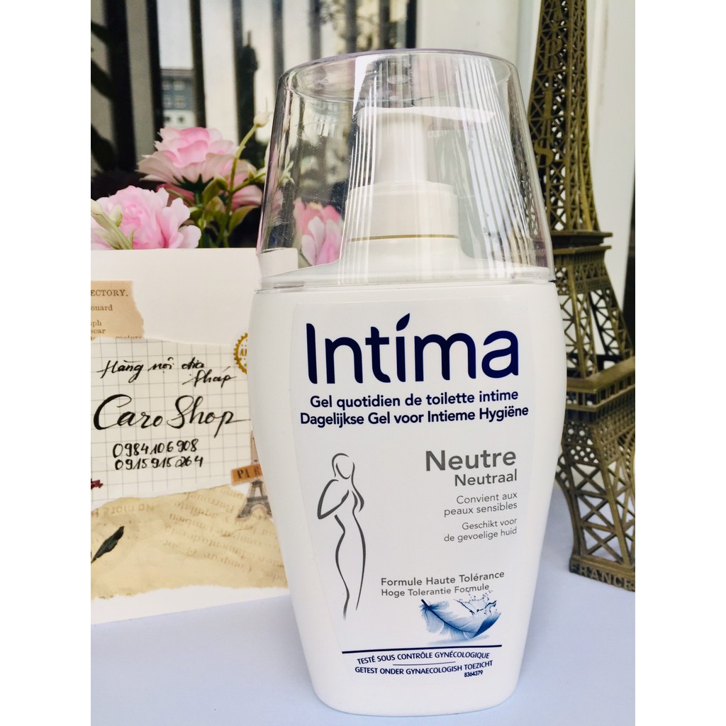 Dung dịch vệ sinh phụ nữ INTIMA - nội địa Pháp 200ml (Extra doux - Apaisant - Neutre - Regulateur Active)