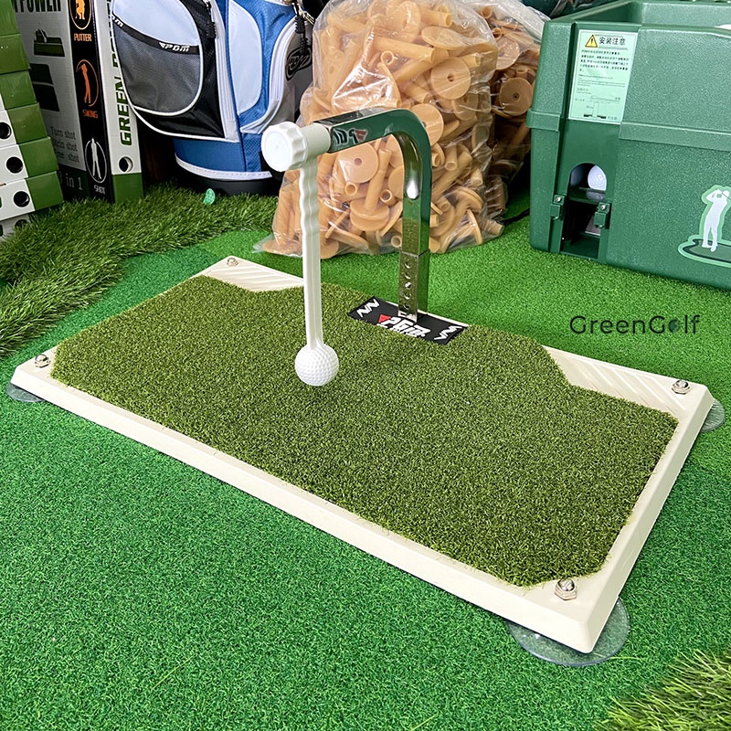 (VIDEO Thực Tế) Thảm Swing 360 Độ Mẫu Mới Có Nấc Điều Chỉnh Độ Cao, Tập Swing Với Mọi Loại Gậy Golf