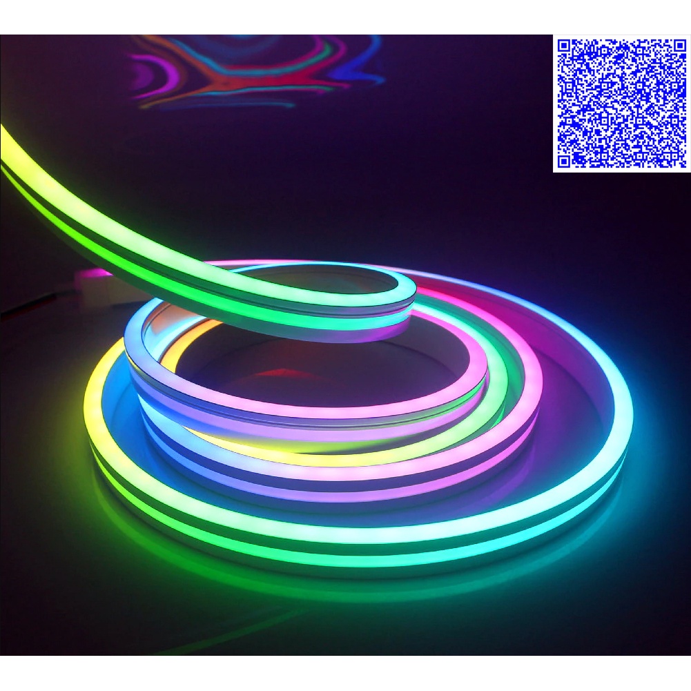 LED NEON  FULL MÀU WS2811 12X6MM 72LED/MÉT 96LED/MÉT ĐIỆN ÁP 12V