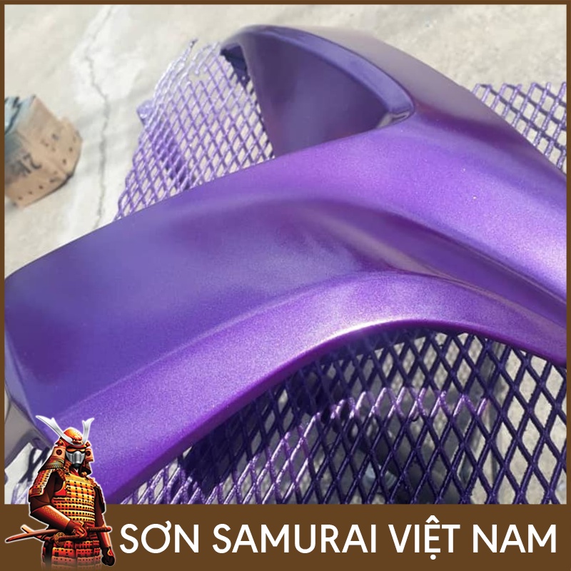 Combo sơn Samurai màu tím đậm 1142