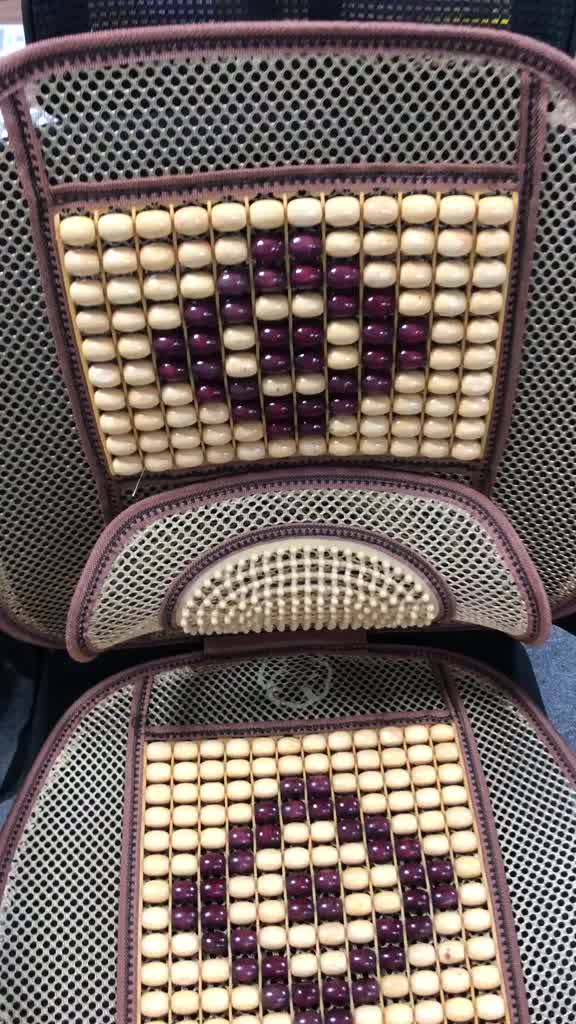 Đệm hạt gỗ lót ghế ô tô, giúp chống mỏi lưng khi ngồi lâu, tăng cường tuần hoàn máu, hạt gỗ XNK, Cam kết chất lượng | BigBuy360 - bigbuy360.vn