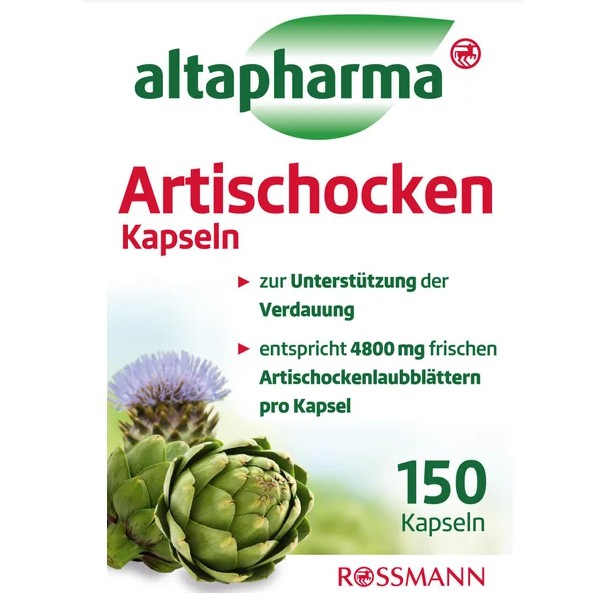 Altapharma Artischocken hộp 150 viên của Đức