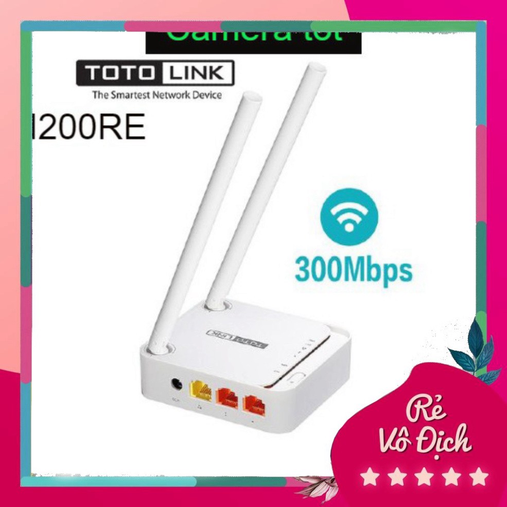 Bộ phát WiFi Totolink N200RE 2 râu - 300Mbps k8386