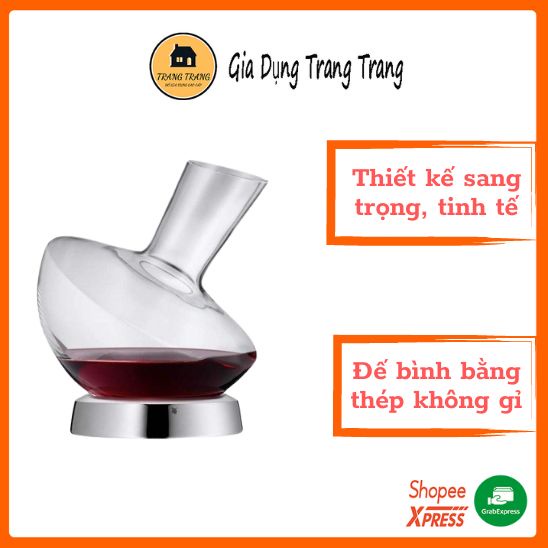 Bình thở rượu vang WMF Jette 0,75l kèm đế, bình đựng rượu vang WMF [Hàng chính hãng]
