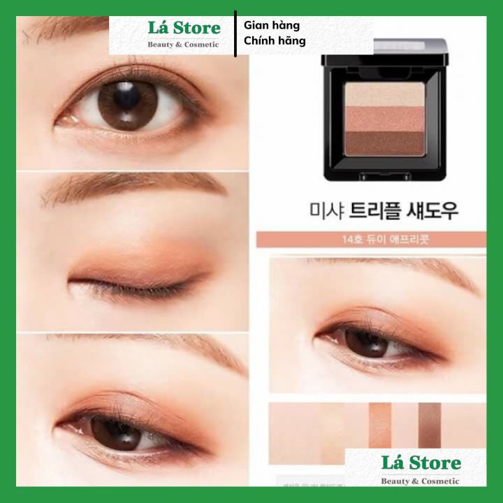 Sẵn - Phấn mắt 3 ô Missha Triple Shadow