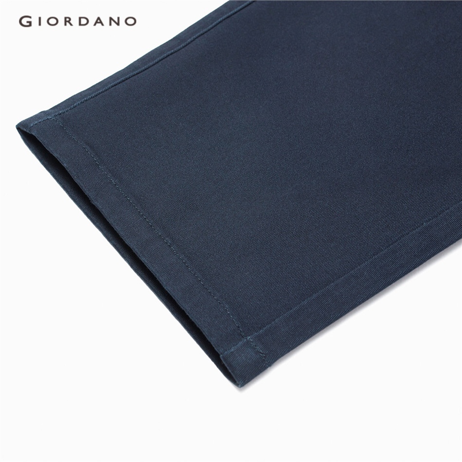 Quần dài GIORDANO 05412098 màu trơn lưng thun co giãn cho nữ