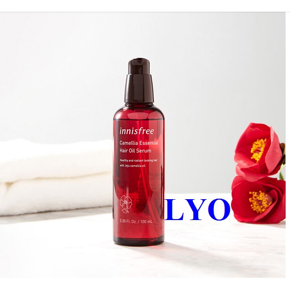 Tinh Dầu Dưỡng Tóc hoa Trà đỏ Tóc Innisfree Camellia Essential Hair Oil Serum 100ml