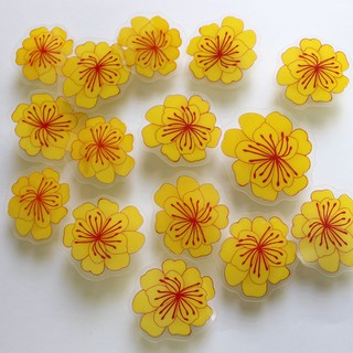 Trang trí tết Hoa Mai Hoa Đào Mẫu năm 2022 + kèm băng keo dán