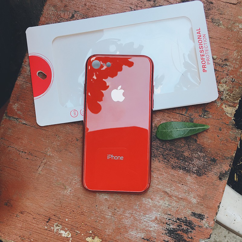 Ốp lưng kính cao cấp cho điện thoại iPhone IP6.6S, 6Plus.6SPlus, IP7.8, 7Plus.8Plus, X/Xs, XR, Xs Max | BigBuy360 - bigbuy360.vn