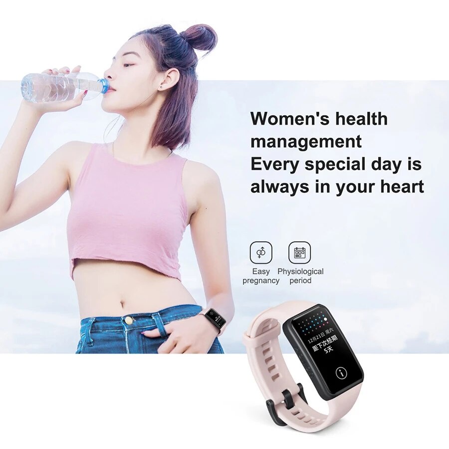 Vòng đeo tay thông minh Huawei Honor Band 6 có tiếng việt Theo dõi nồng độ Oxy trong máu SPO2 BH 6 tháng