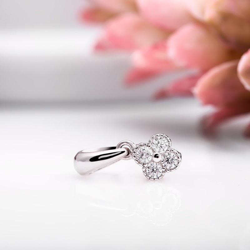 Mặt dây chuyền bạc Sonic Flower