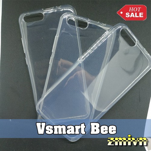 Ốp lưng silicon dẻo cho Vsmart Bee trong suốt