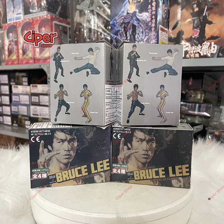 Bộ 4 nhân vật Lý Tiểu Long - Bruce Lee - Figure Bruce Lee