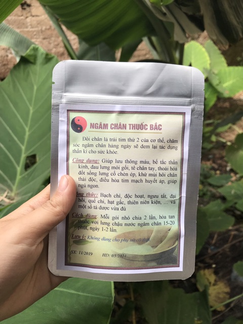 Ngâm chân thuốc bắc 1 set ngâm 10 lần