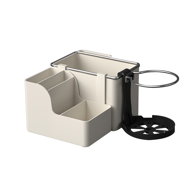 Giá Đỡ Hộp Đựng Khăn Giấy / Cốc Nước Gắn Chỗ Tỳ Tay Xe Hơi