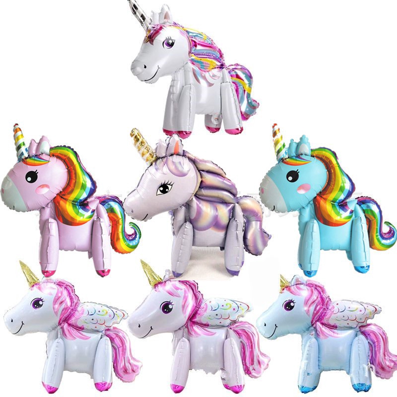 Bong bóng hình kỳ lân 3D dùng để trang trí buổi tiệc