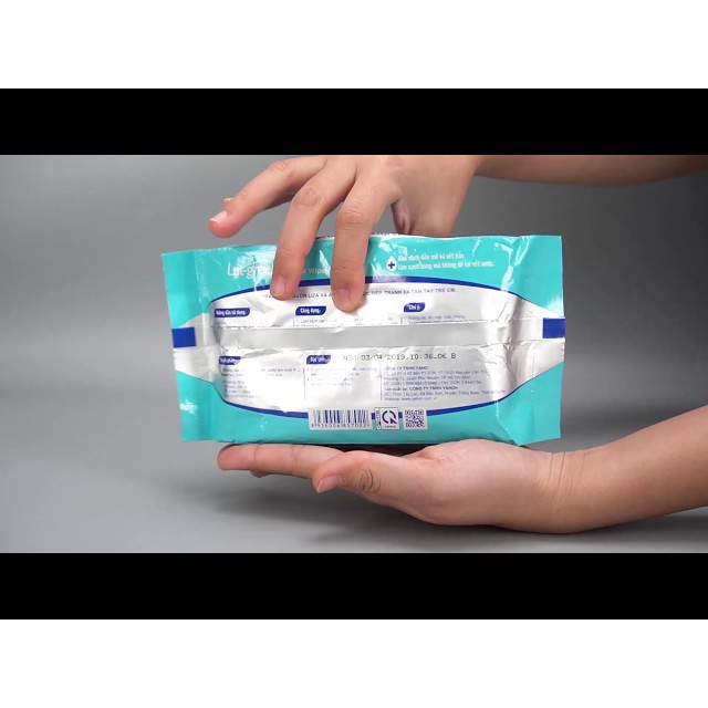 Khăn ướt cồn Let-green sạch vi khuẩn sạch vết bẩn 99%