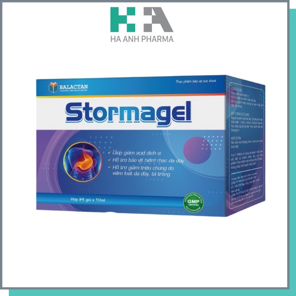 Stormagel  - Giúp giảm acid dịch vị - Hỗ trợ bảo vệ niêm mạc dạ dày