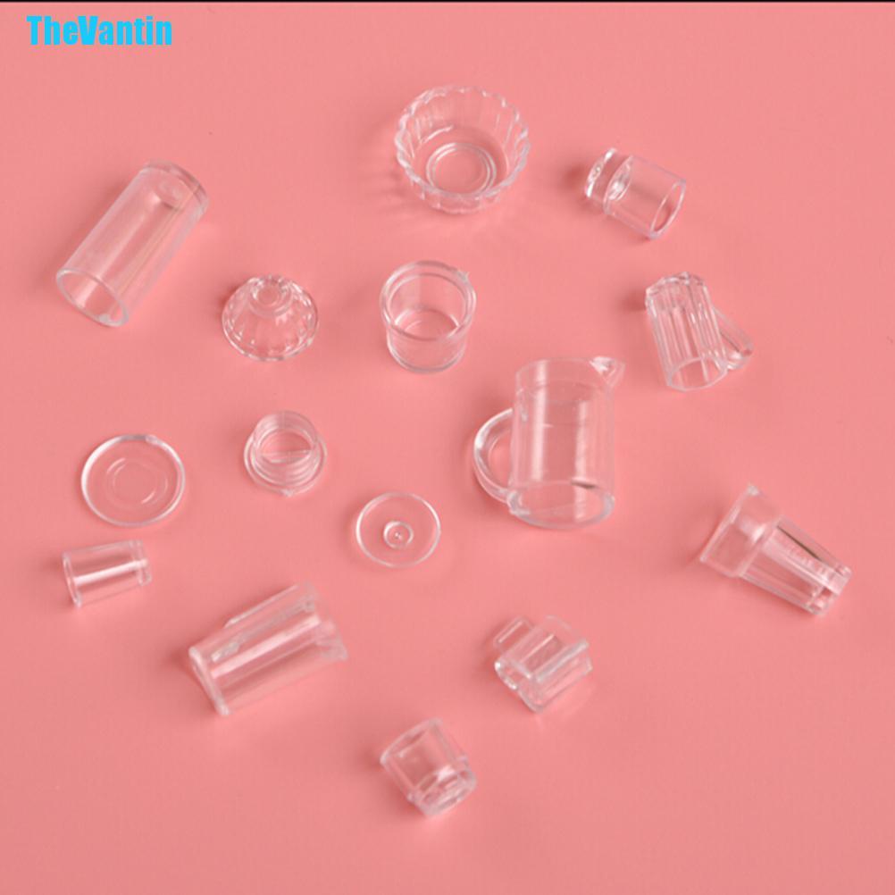 Bộ 15 Cốc Uống Nước Mini Trong Suốt Tiện Dụng Cho Gia Đình