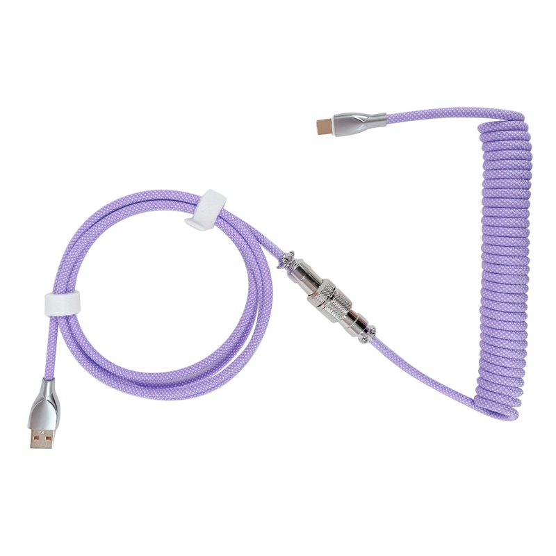 Dây Cáp Nối Bàn Phím Cơ USB Loại C RGB Dài 1 8M