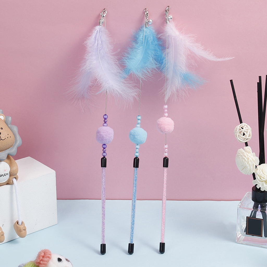 Đồ Chơi Lông Vũ Dễ Thương Dành Cho Mèo Cưng