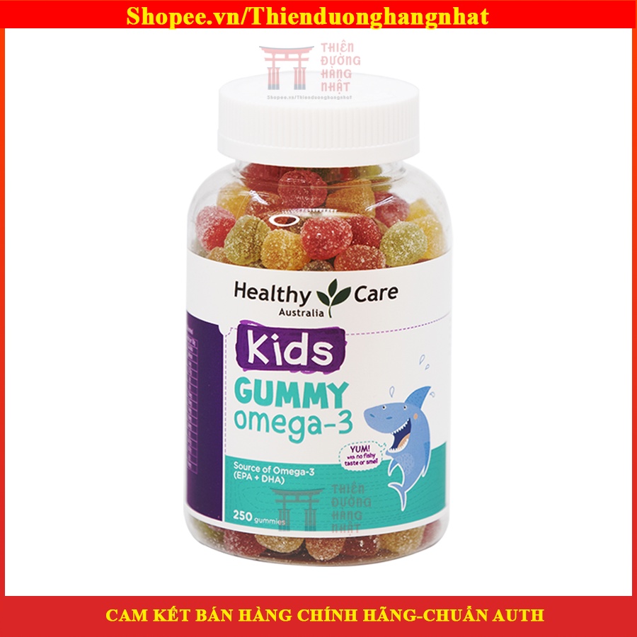 Kẹo dẻo bổ sung dưỡng chất Omega-3 Healthy Care Úc cho bé, Kẹo dẻo bổ sung Omega-3(EPA+DHA)
