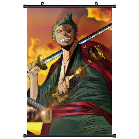 Tranh treo tường One Piece kích thước 60cm x 90cm cực kỳ đẹp cool ngầu