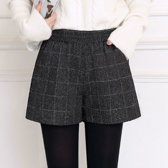 Quần Short Len Ống Rộng Lưng Cao Thời Trang Cho Nữ 300kg | BigBuy360 - bigbuy360.vn