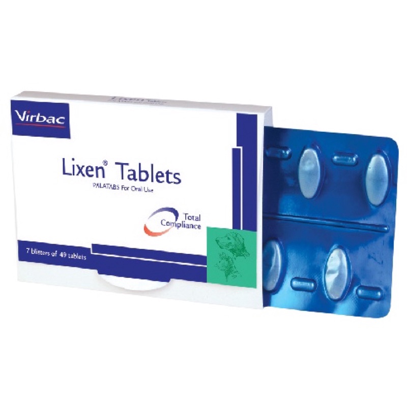 Virbac Lixen Tablets Trị Viêm Da Cho Chó Mèo 1vien