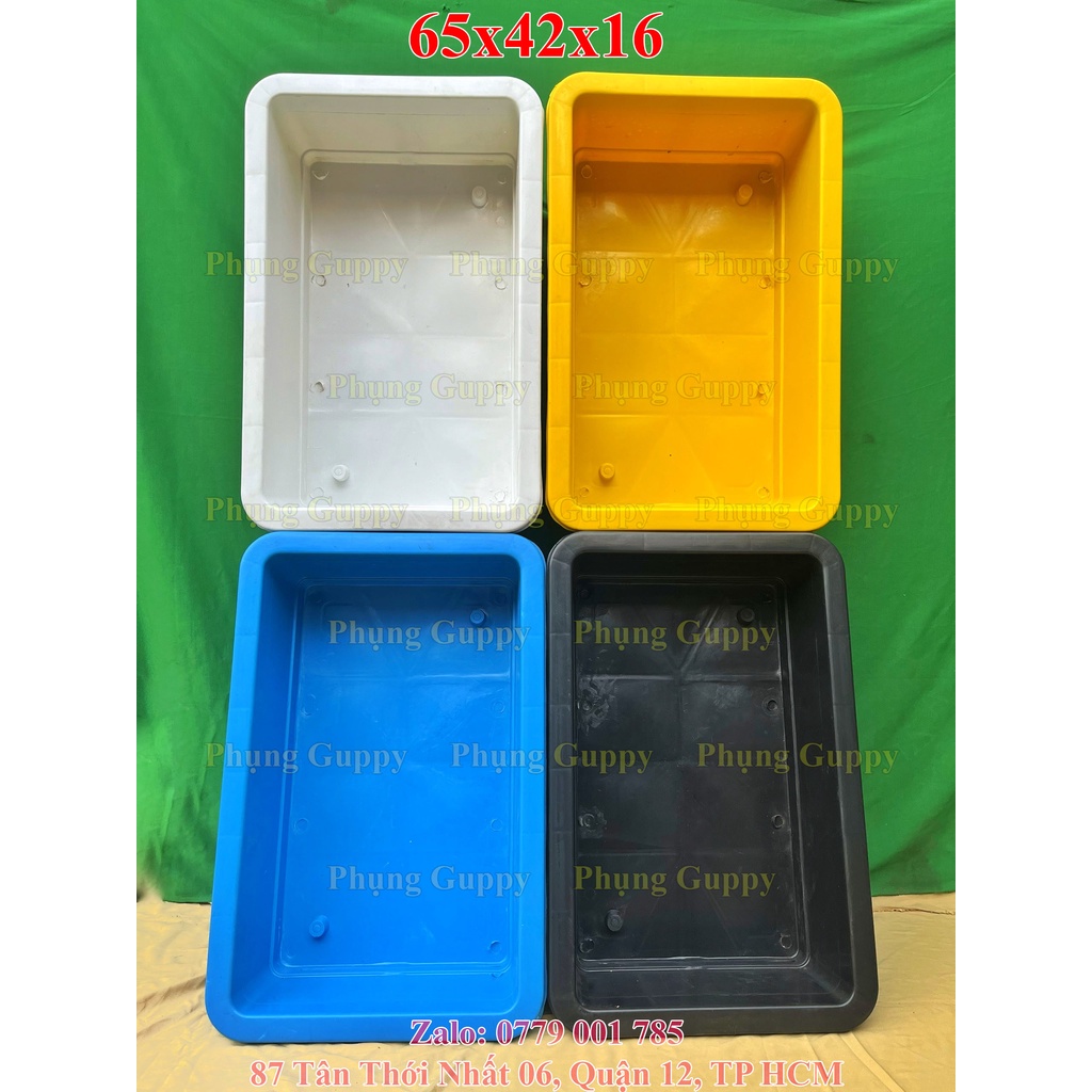 Khay Nhựa Trồng Cây, Nuôi Cá 65x42x16