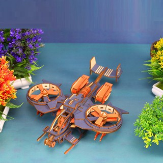 Đồ chơi mô hình lắp ráp gỗ 3D Mô hình Máy bay chiến đấu Bọ Cạp