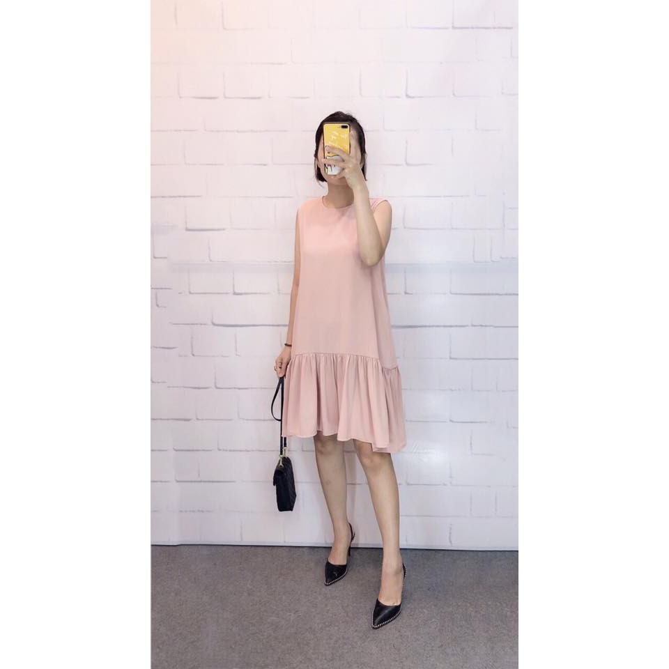 Đầm CPS đuôi cá nơ lưng xuất xịn
