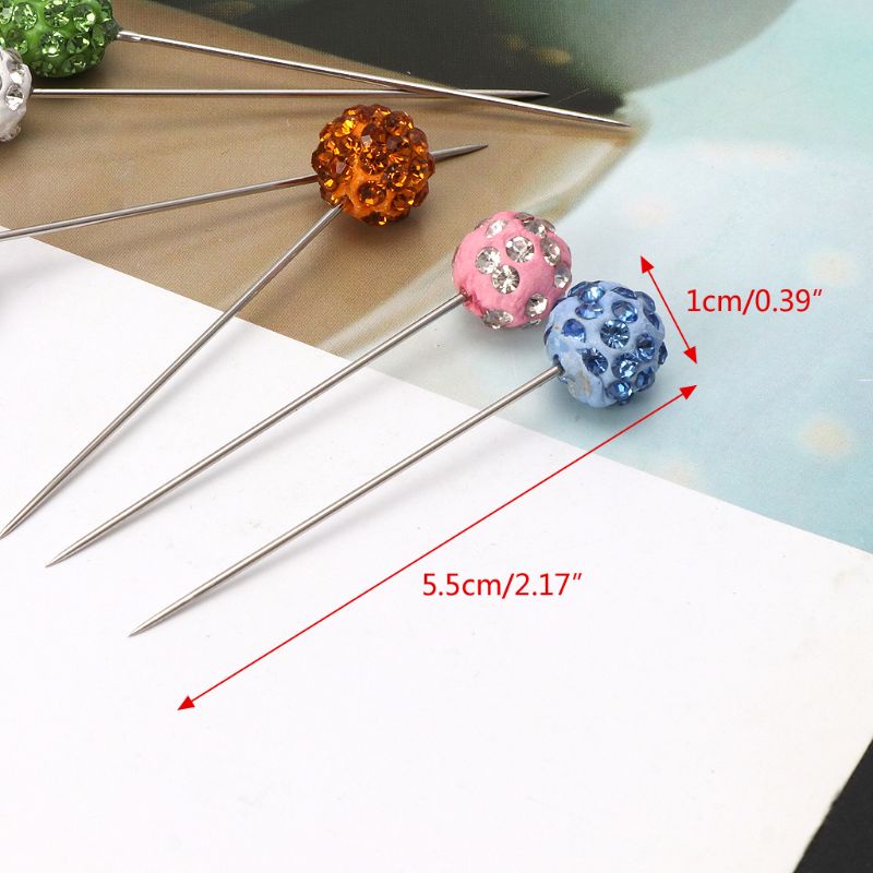 Set 30 Ghim Cài Khăn Choàng Đính Đá Phong Cách Hồi Giáo Cho Nữ