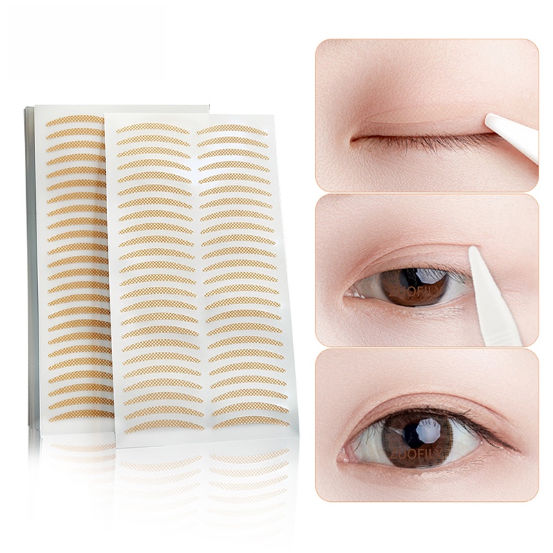 [Hàng mới về] Bộ 6 tờ miếng dán mắt tạo mắt hai mí tự nhiên thiết kế vô hình thoáng khí không để lại dấu vết