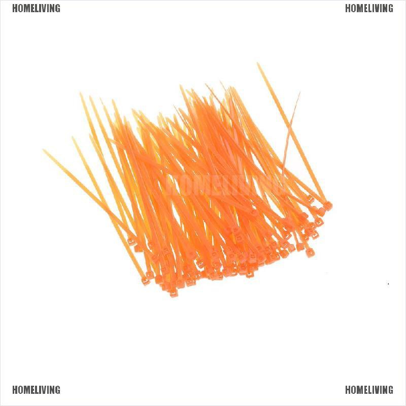 Bộ 100 Dây Rút Nhựa Nylon 3x100mm Nhiều Màu Sắc