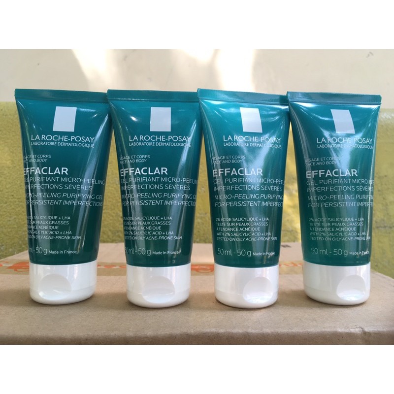 Sữa rửa mặt Laroche posay cho da dầu mụn  xanh lá