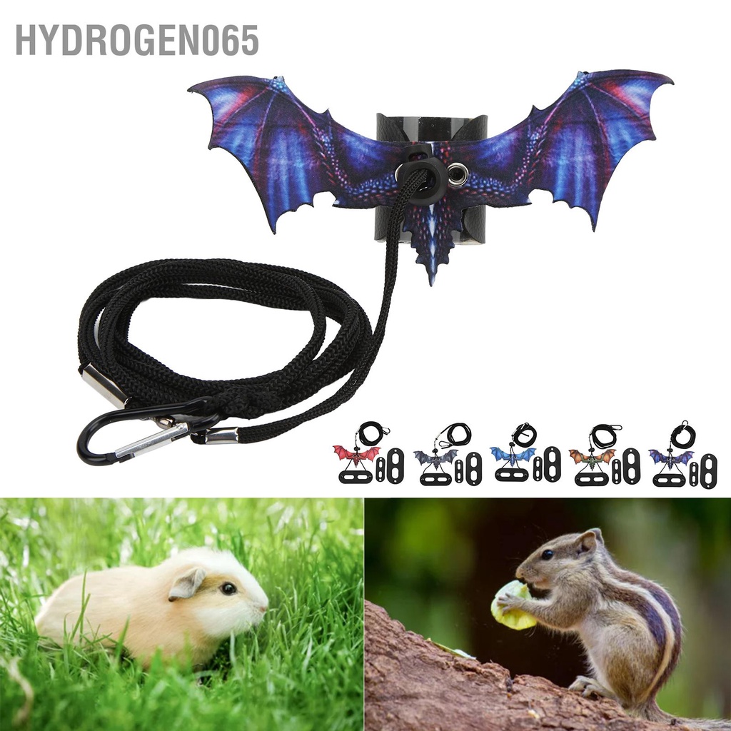 Hydrogen065 Động vật bò sát nhỏ Khai thác Dây xích rồng có thể điều chỉnh mềm để đi dạo ngoài trời cho Hamster Thằn lằn