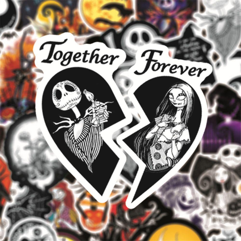 Miếng Dán Trang Trí Laptop / Ván Trượt / Guitar Họa Tiết Hoạt Hình Graffiti Chống Thấm Nước Đa Năng