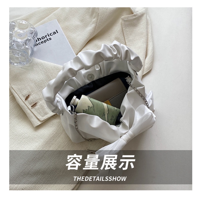 One Túi Xách Đeo Vai Hình Vuông Cỡ Lớn Phối Nơ Thời Trang Mùa Hè NB00095