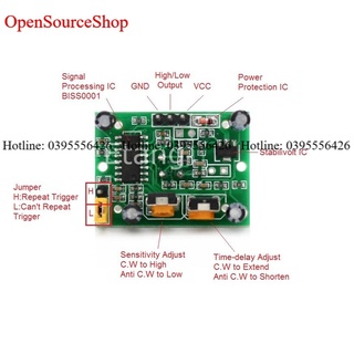 cảm biến PIR loại thường - Hàng tốt