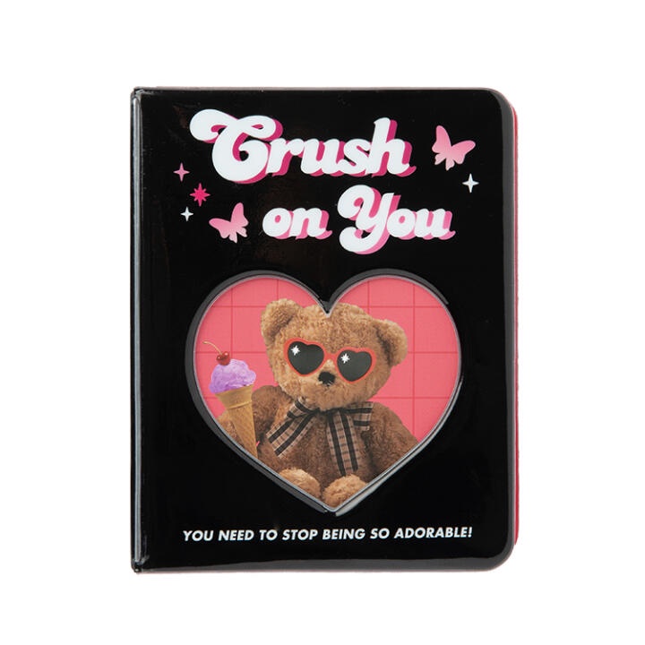 Binder Collect Book Đựng Photo Card Ảnh  ARTBOX Hàn Quốc Họa Tiết Gấu Teddy Khung Trái Tim 20 Sleeves Kpop Merch